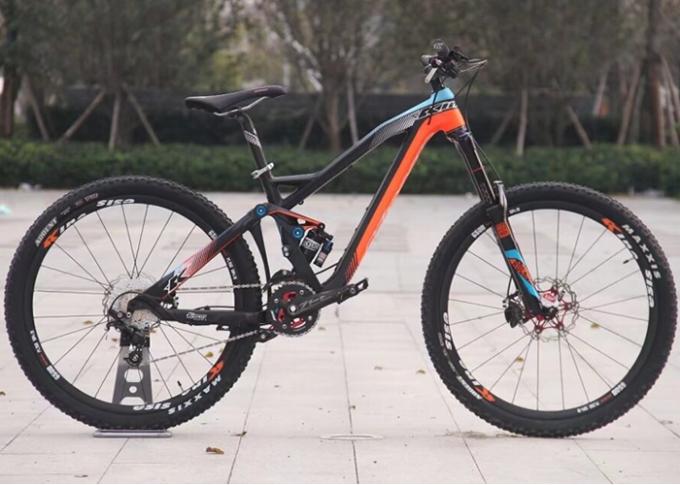 Lightweight Downhill Bike Frame , Freeride / Enduro Mtb Frame With Custom Logo